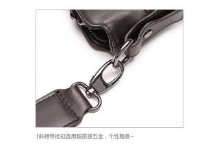 Mens Leather Handbag Messenger/Shoulder/Laptop BAG 14  