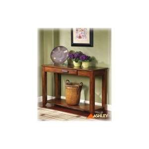  Ashley Collection Sofa Table Warm Spice