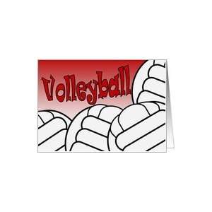 Volleyball Camp   Thinking of You Card