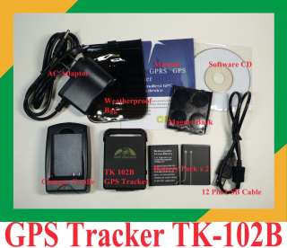 Mini Real Time GSM/GPRS/GPS Tracker TK 102B with Memory TK 102 B 