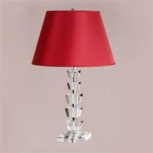  Orly Table Lamp with Classic Shade in Crystal
