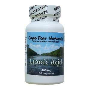 Cape Fear Naturals   Lipoic Acid   Antioxidant   Maintains Blood Sugar 