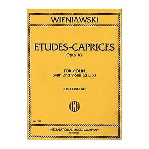  Six Etudes Caprices, Op. 18 (with 2nd violin) Musical 
