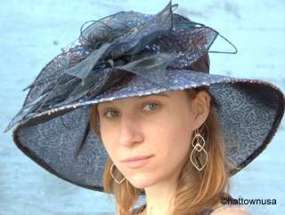 NEW Womens Kentucky Derby Hat Sequin Organza Cloth Multiple Colors 