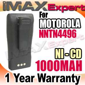 NNTN4496 Battery for MOTOROLA CP150 CP200 PR400 EP450  