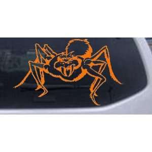 Orange 18in X 10.8in    Spider Animals Car Window Wall Laptop Decal 