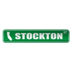   STOCKTON ST  STREET SIGN USA CITY CALIFORNIA
