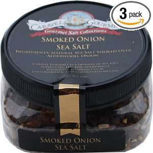Caravel Gourmet Sea Salt, Smoked Onion, 4 Ounce (Pack of 3)  
