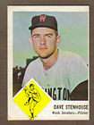   Topps Baseball Original Color Negative Dave Stenhouse SENATORS  
