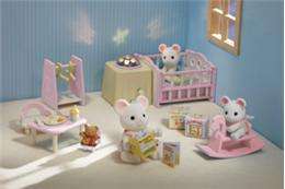 Calico Critters Nightlight Nursery Set with accessories 020373225978 