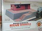 OPERATING ** STEAM WHISTLE ** inside a *Wayside Warehouse* HO Scale 