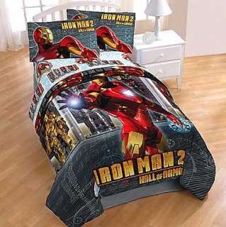 3pc IRON MAN Armor Marvel Comics Bedding BED SHEETS SET  