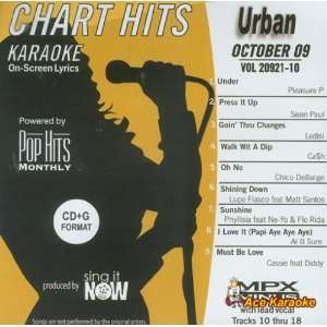  Pop Hits Monthly Urban   October 2009 Karaoke CDG 