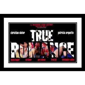  True Romance Framed and Double Matted 20x26 Movie Poster 