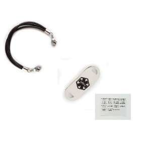   strand Bracelet Bundle with Stainless Steel Medical Identification Tag