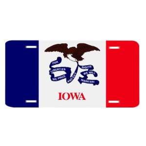  Iowa State Flag Vanity Auto License Plate Tag Automotive