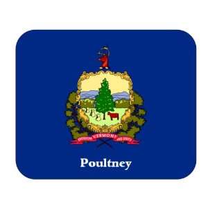  US State Flag   Poultney, Vermont (VT) Mouse Pad 