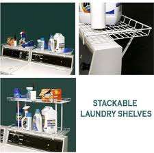 Laundry Shelves “STACKABLE” Set of 2  