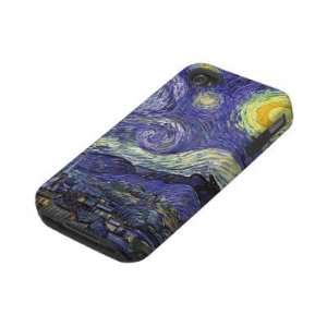  Van Gogh Starry Night Iphone 4 Tough Cover Cell Phones 