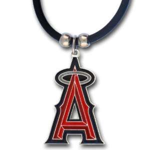  MLB Los Angeles Angels Rubber Cord Necklace Sports 