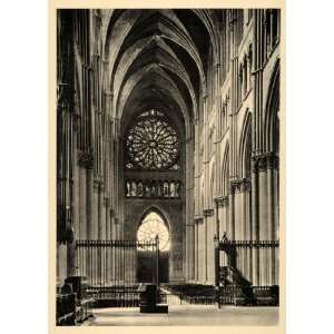   Reims Cathedral France   Original Photogravure