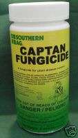 CAPTAN 50% Wettable Powder,Broad Spect Fungicide 8oz  