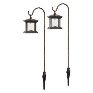 SUNergy Transitions Solar LED Accent Garden Yard Lights Oil Rubbed 