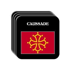  Midi Pyrenees   CAUSSADE Set of 4 Mini Mousepad Coasters 