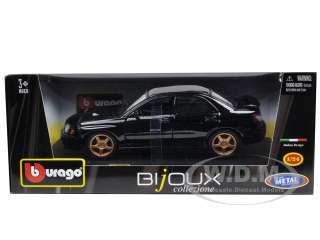 scale diecast model car of 2002 Subaru Impreza WRX Black die cast car 