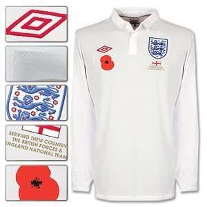   Home L/S Jersey + Poppy & British Forces Patch