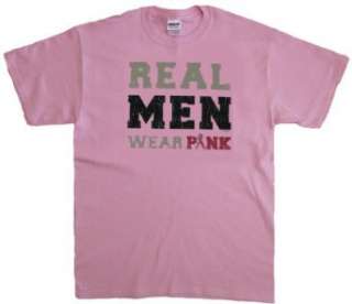  Real Men Wear Pink Breast Cancer Pink T Shirt Clothing