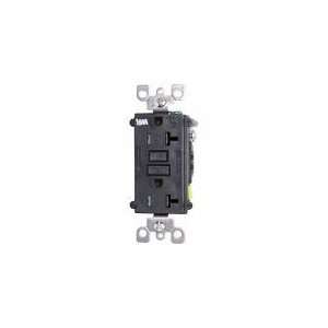   W7899 TRE Receptacle,Weather/Tamper Res,5 20R,Blk