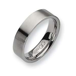  Stainless Steel Flat 6mm Band SR5 8.5 Jewelry