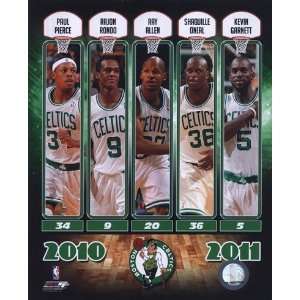  2010 11 Boston Celtics Team Composite Finest LAMINATED 