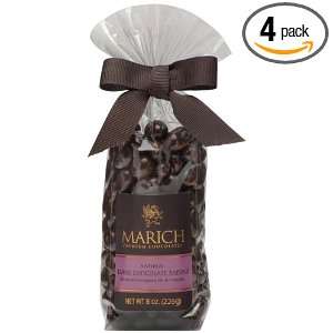 Marich Dark Chocolate Raisins, 8 Ounces (Pack of 4)  