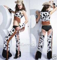 M1609 Sexy Western Cowboy Costume Spice Girl Outfit  