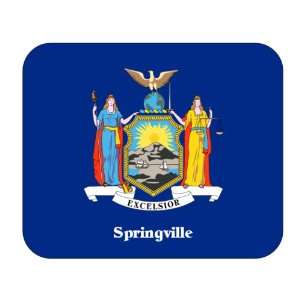  US State Flag   Springville, New York (NY) Mouse Pad 