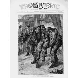  1873 Explosion Mining Colliery Staffordshire Talk Hill 