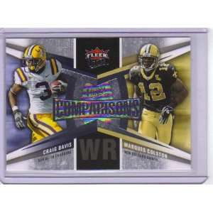  2007 Ultra Comparisons UC DC Craig Davis / Marques Colston 