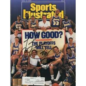   /Hand Signed Sports Illustrated   April 18, 1988