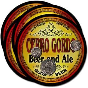  Cerro Gordo, NC Beer & Ale Coasters   4pk 
