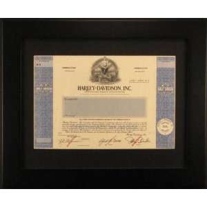   Harley Davidson, Inc.   Specimen Stock Certificate 