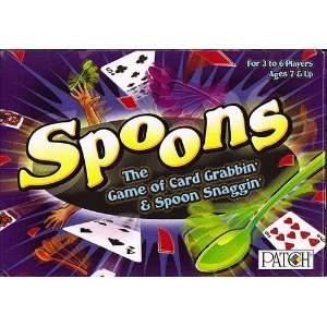  Spoons The Game of Card Grabbin & Spoon Snaggin Toys 