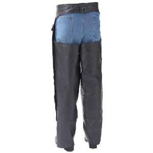  Leather Motorcycle Chaps Large