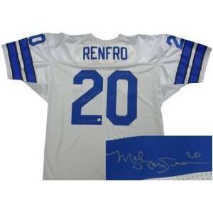  Mel Renfro Autographed Jersey   White 4 Stat Sports 