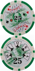 Stardard 11.5g 1000 Las Vegas Casino Style Poker Chips  