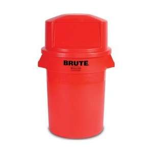 RUBBERMAID BRUTE Round Containers   Red
