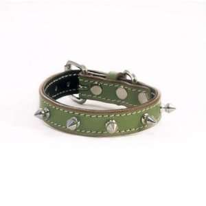  Leather and Spike Dog Collar for Small Dogs