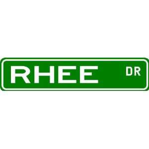 RHEE Street Sign ~ Family Lastname Sign ~ Gameroom, Basement, Garage 