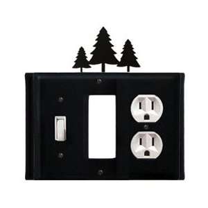   Pine Trees Combination Cover   Switch, GFI And Outlet